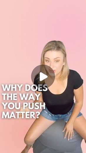 Karen Welton | Doula | Birth Coach on Instagram: "👊The way you PUSH matters!👊 There is a BIG difference between: 1️⃣Coached pushing on your back 2️⃣Physiological, intuitive pushing in upright positions 🚩 Pushing on your back = pushing your baby UPHILL, against gravity- NOT IDEAL. ⛰ 🚩 This position further closes the pelvic outlet and immobilizes your sacrum. ⭕️ 🚩 Not to mention: it disconnects you from your laboring instincts that are crucial in the final 