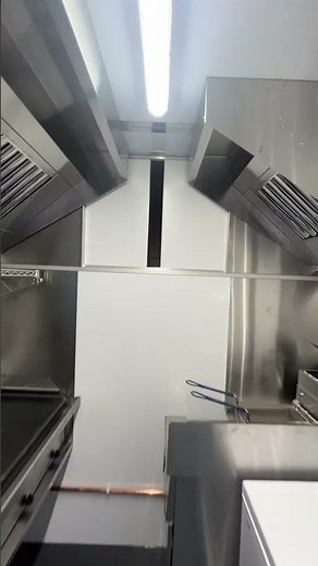 Catering Box van conversion for mobile food truck offering amazing burgers www.tudortrailers.co.uk