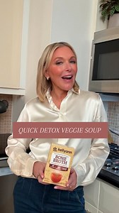 This light, nourishing detox veggie soup is exactly what your gut (and your waistline) need to feel back on track. It’s easy to digest, deeply comforting, and comes together FAST — perfect for a gentle reset without deprivation. 🥦🫑DETOX VEGETABLE SOUP RECIPE🍅🫒 Serves: 4–6 | Prep: 15 min | Cook: 20 min Ingredients: • 2 TBS ghee • 1 TBS olive oil • 2 cloves garlic, chopped • 1 cup carrot, peeled & chopped • 1 russet potato, peeled & chopped • 1 cup green beans, chopped • ½ cup celery, chopped 