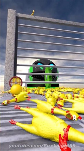 Pacman & Dust Hunter Robot 😱 - Cinema 4D Physics Simulation