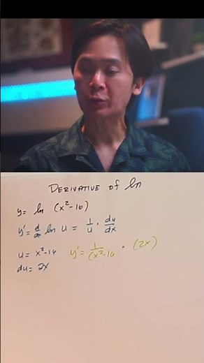 CALCULUS: Lesson on Derivative of LN | Numberbender