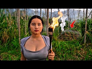 Build a warm and comfortable secret shelter in the forest. Survival skills