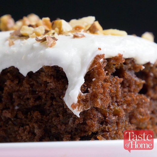 Everyone will be shocked to find out that there are beets in this cake! > Get the recipe for Chocolate Beet Cake: https://trib.al/U1SB92D | Taste of Home