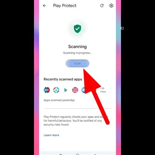 SCAN APPS PLAYSTORE APP | Play Protect Regularly Checks Your Apps And Device For Harmful