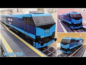 Indian Train Models|Indian Railways|How To Make Paper Train Engine|WAG12B Model
