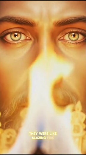 Revelation 19:12 Jesus Eyes of Fire 🔥