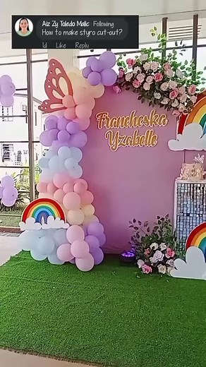 How to make styro cut out name for backdrop #samantiny #Sdesigns #cutout | Samantha Rubia Caballero Silao