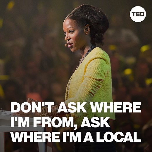 When you ask someone "Where are you from?", what are you really asking? Watch Taiye Selasi's full TED Talk here: http://t.ted.com/Zr2nMJf | TED