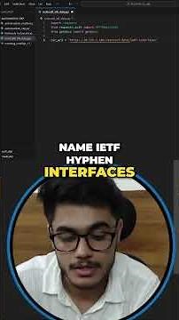 Fetch Interface Data Using RESTCONF #shorts