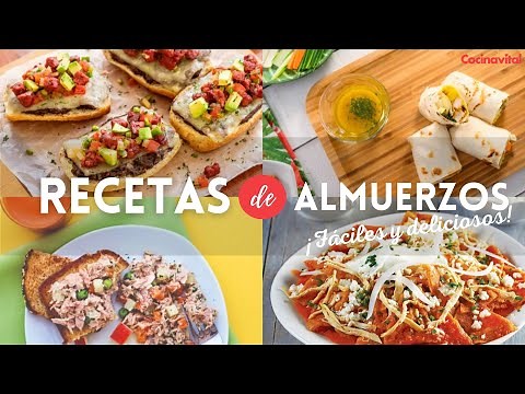 5 deliciosas recetas de almuerzos para cada día de la semana | Recetas de almuerzos | Cocina Vital
