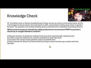 Daily Quiz ep67 Crane Safety December 12 2025 BCSP