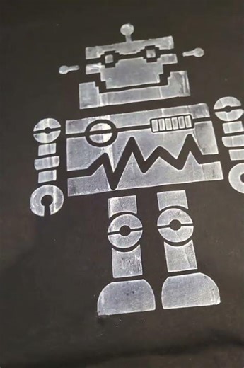 Printing a Shiny New Textile Foil Robot Friend