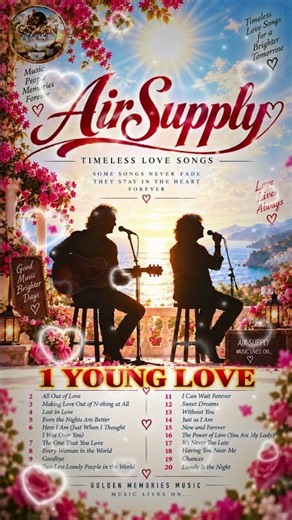 Young Love - Air Supply Greatest Hits ❤️ Best Romantic Love Songs of All Time