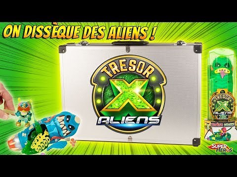 Tresor X Aliens Cette fois on dissèque des Extraterrestres Chasse à la gemme spatiale Moose Toys