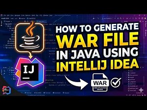 How to Generate WAR File in Java using IntelliJ IDEA (Step-by-Step)
