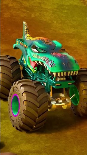 🌋⚠️ Can monster trucks escape the lava?! | Hot Wheels