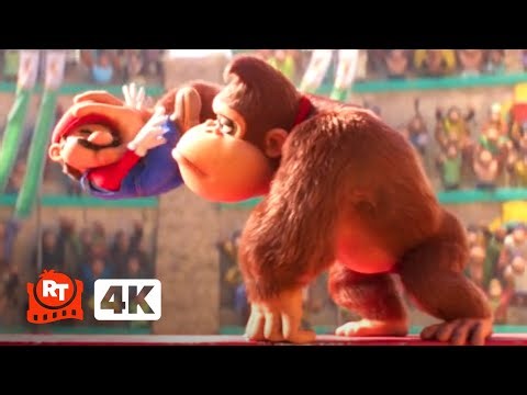 The Super Mario Bros. Movie (2023) 4K - Mario vs. Donkey Kong | Movieclips