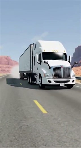 Desert Highway Vehicle Collision Simulation