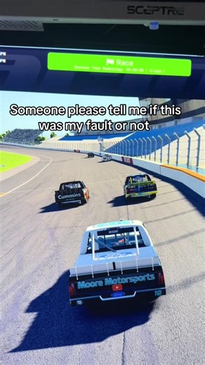 #stitch with @Bobo Gaming def not your fault…racing deal. Bad spot on the track. #fyp #bigduke #thejudge #whosfault