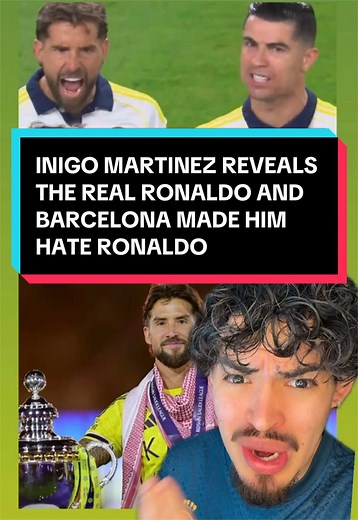 Inigo Martinez Reveals The Real Ronaldo #soccer #realmadrid #barcelona #alnassr #cristiano
