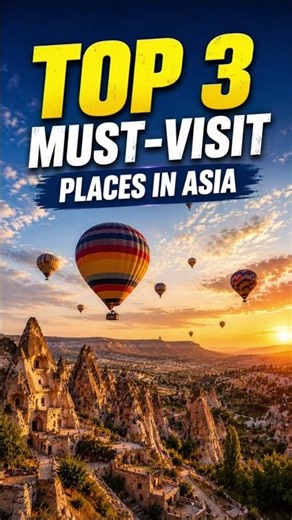 TOP 3 MUST-VISIT PLACES IN ASIA 🌏 (You Won't Believe #1!)