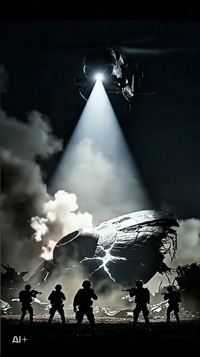 🚁 Soldiers Secure UFO Crash Site – Real Cinematic Scene at Night