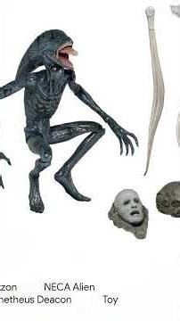 red xenomorph queen 😈 👽💀 with face hugger 🕷 and deacon 👽 😈☠️