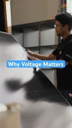 Why Solar Panel Voltage Actually Matters