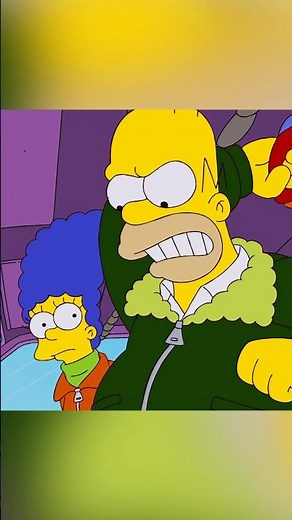 Homer Destroys a Toy, Crashes His Car! 🤣😂 #simpsons