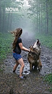 A heartwarming rescue scene unfolds when a brave girl pulls a wild wolf out of thick mud where it was helplessly stuck. This short clip highlights the dangers wild animals face and the courage and compassion humans can show in unexpected moments. Witness the powerful connection between a human and a wild animal. A Note on Our Creative Process: This story is a collaboration between human creativity and AI technology. AI is used as a tool to bring the concept to life, while the core idea, storytel