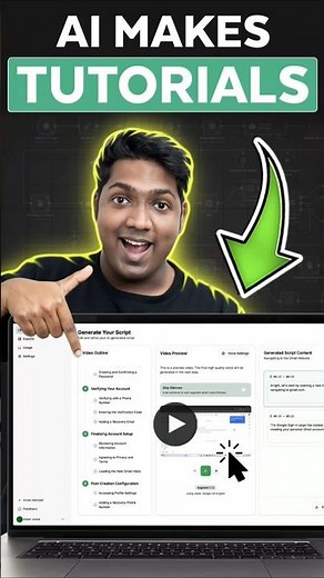 Make Instant Tutorial Videos with AI - No Editing, No Script Needed!