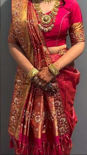 ✨♥️New Trendy Party Wear Saree Design 2025 | ✨Beautiful Saree Designa and hairstyle bridal look #yt