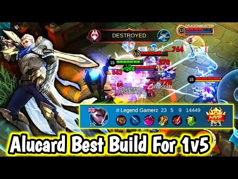 Best Alucard Build For 1v5 🔥MLBB | Moba Legends 5v5