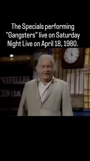 @thequakefm99sanfrancisco on Instagram: "The Specials performing "Gangsters" live on Saturday Night Live on April 18, 1980. The performance was not lip-synced; they played the song live in the studio. The performance fuses Jamaican ska influences with punk energy, creating the sound that helped define the new wave movement. "Gangsters" by The Specials is a 1979 debut single that was inspired by a real-life incident where the band was blamed for hotel damage on tour in France and had their instru
