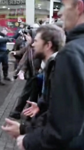 Irish Police Force in Action: Urban Confrontations