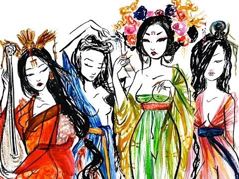 The Four Beauties of China