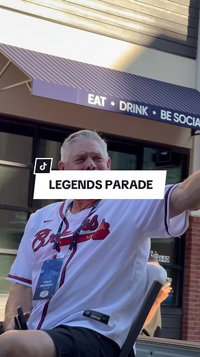 Leading off Alumni Weekend with our Legends Parade! #mlb #braves #baseball #atlanta #georgia