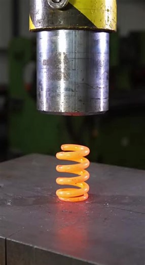 Satisfying and Relaxing ASMR - Hydraulic Press Machine Vs Hot Spring . . #asmrtiktoks #hydraulicpress #oddlysatisfyingvideo #redhot #viraltiktok