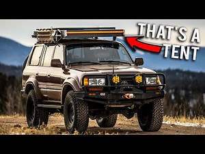 GFC Platform RTT Review - Go Fast Campers Roof Top Tent Overview and Tips & Tricks (FJ80)