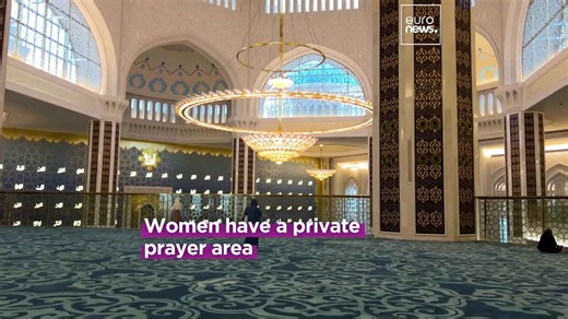 Amazing architecture: Inside the largest mosque in Central Asia