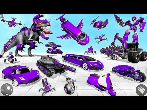 Police Robot Limousine Transform Game 2025 | Flying Car & Mech Battle Open World Android Gameplay