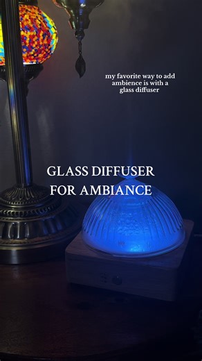 this glass dome diffuser is my favorite way to add beautiful ambiance! #glassdiffuser #glassdomediffuser #levoair #diffuser #ambiance @Levoair offical Store