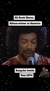 The Bottle” is a song by Gil Scott-Heron and Brian Jackson that was released in 1974 on the album Winter in America. The song is a social commentary on alcohol abuse and features a Caribbean beat and flute solo by Jackson. The song's final verse is particularly notable, where Scott-Heron flips to the first person to say, “If you ever come looking for me / you know where I'm bound to be: / in the bottle”. | Mark Hall