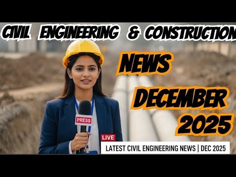 Latest Civil Engineering & Construction News 2025 | Mega Projects, Smart Cities & Future Tech