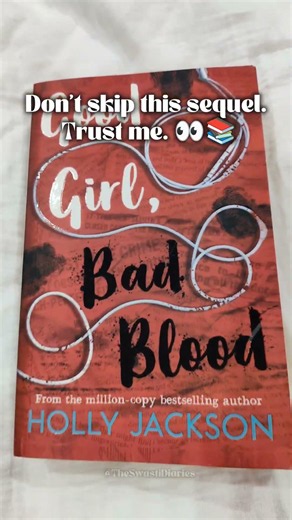 Don't Skip This Sequel 👀📚 | Good Girl, Bad Blood #shorts #books