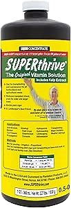 SUPERthrive Plant Vitamin Solution, 1 Quart | 0.5-0-0 formula with kelp extract. For indoor/outdoor plants, houseplants, trees. Reduces shock, even for large trees.