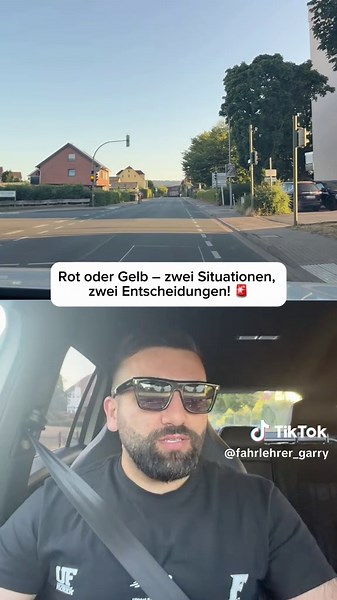 Zwei Videos, zwei Situationen 🤔#Fahrlehrer_garry #foryou #fahrstunde #ampel #prüfungstipps