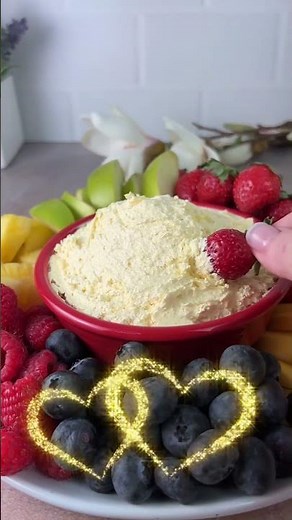 2 Ingredient Fruit Dip with Cool Whip