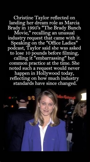 Christine Taylor Reflects on a 90s Hollywood Demand Before Playing Marcia Brady #ChristineTaylor