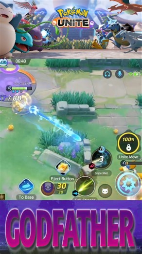 Crazy inteleon snipes 🥶🔥 | 4KO #godfathergaming #pokemonunite #pokemon